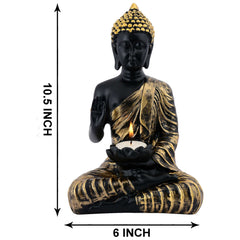 Gautam Buddha Statue Showpiece Idol Figurine for Feng Sui, Vastu, Home Decor, Office, Diwali, Gifting, Living Room, Bedroom, Study Table -27
