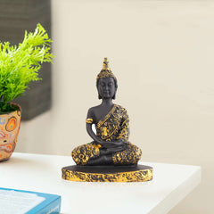 Gautam Buddha Statue Showpiece Idol Figurine for Feng Sui, Vastu, Home Decor, Office, Diwali, Gifting, Living Room, Bedroom, Study Table -27