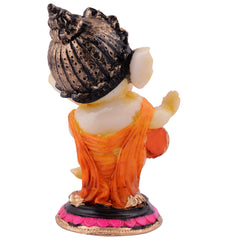 Ganesha Statue Showpiece Idol Shriganesh Bhagwan Murti / Home, Office Decor / Car Dashboard Ganpati / Lord Vinayaka Statue God of Luck & Success Sculpture / Gift Items -05