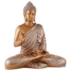 Gautam Buddha Statue Showpiece Idol Figurine for Feng Sui, Vastu, Home Decor, Office, Diwali, Gifting, Living Room, Bedroom, Study Table -27