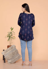 Women's Short Kurti Tops for Jeans | Stylish Rayon Kurta for Girls | Trendy Ethnic Short Kurta for Daily & Office Wear PR14