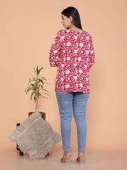 Women's Short Kurti Tops for Jeans | Stylish Rayon Kurta for Girls | Trendy Ethnic Short Kurta for Daily & Office Wear PR46