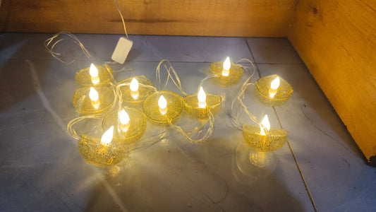 10 Diya String Light