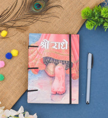 Handmade Printed Cardboard Journal Diary with Buckle Lock Unruled 200 Pages Notepad Personal Diaries for Men and Women -1