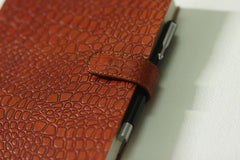 Vintage Handmade Genuine Leather Journal | Premium Antique button Closure | 200 Handmade White Pages -1