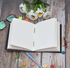 Leather Journal Diary with Premium Antique String Closure vintage Journal handmade 200 pages white unruled|travel Diary|personal journal -9