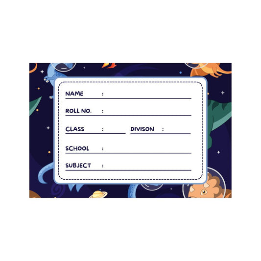 Customized Name Stickers for School Books & Copies –24 Pcs Set