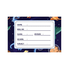 Customized Name Stickers for School Books & Copies –24 Pcs Set