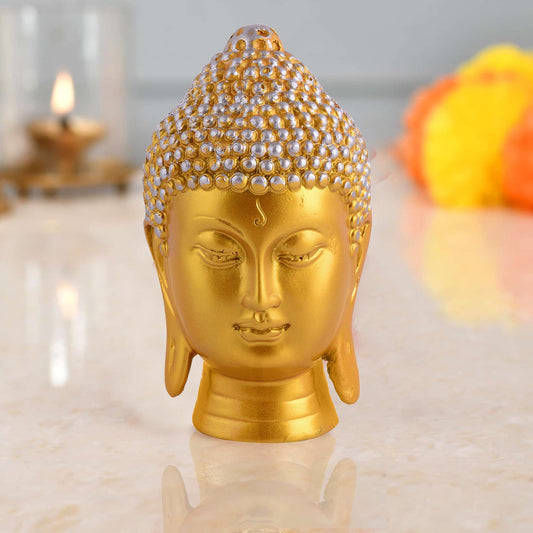 Gautam Buddha Statue Showpiece Idol Figurine for Feng Sui, Vastu, Home Decor, Office, Diwali, Gifting, Living Room, Bedroom, Study Table -27