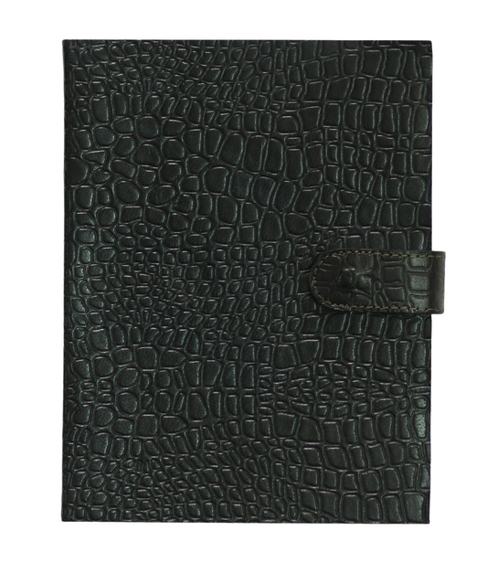 Vintage Handmade Genuine Leather Journal | Premium Antique button Closure | 200 Handmade White Pages -1