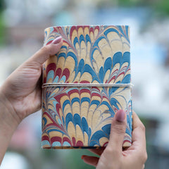 Handcrafted Bahi Style Marble Cover Diary