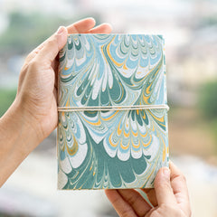 Handcrafted Bahi style Marble Cover Diary