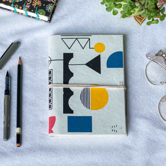 Handcrafted Bahi Style Marble Cover Diary