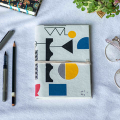 Handcrafted Bahi Style Marble Cover Diary