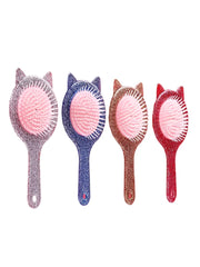 Female Comb Massage Hair Comb Cute Cat Ear Comb Mini Children's Small Comb