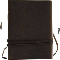 Leather Journal Diary with Premium Antique String Closure vintage Journal handmade 200 pages white unruled|travel Diary|personal journal -9