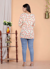 Women's Short Kurti Tops for Jeans | Stylish Rayon Kurta for Girls | Trendy Ethnic Short Kurta for Daily & Office Wear PR26