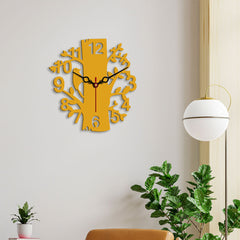 Tree Shape Designer Wooden Wall Clock