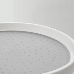 Non-Skid 360° Rotating Storage Plastic Tray, Turntable Multifunction Kitchen Organiser Rack, Organiser for Jars Cans, Dining Table, Office, Refrigerator, Cupboard, Bathroom, Living Room