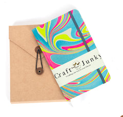 Marbled cover Hardbound Unruled Diary journal