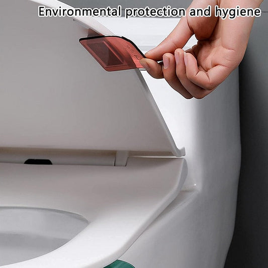 2 Pcs Transparent Toilet Seat Lifter