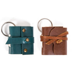 Miniature Journal  Key-ring Crafted with High Quality Leather(1 key-ring)