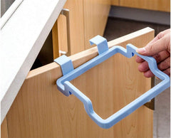 Garbage Bag Napkin Hanger, Kitchen Plastic Garbage Bag Holder, Dustbin, Towel Rack, Bathroom, Office (Only Hanger)