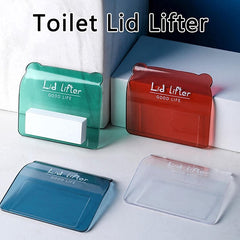 2 Pcs Transparent Toilet Seat Lifter