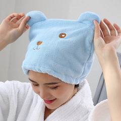 Bear Design Hair Wrap