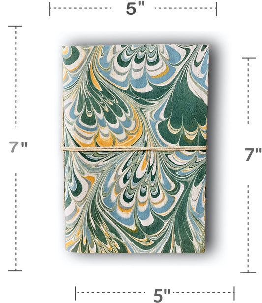 Handcrafted Bahi style Marble Cover Diary