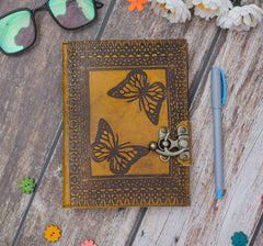 Leather Journal Diary with Premium Antique String Closure vintage Journal handmade 200 pages white unruled|travel Diary|personal journal -9
