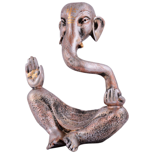 Ganesha Statue Showpiece Idol Shriganesh Bhagwan Murti / Home, Office Decor / Car Dashboard Ganpati / Lord Vinayaka Statue God of Luck & Success Sculpture / Gift Items -05