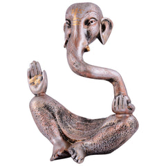 Ganesha Statue Showpiece Idol Shriganesh Bhagwan Murti / Home, Office Decor / Car Dashboard Ganpati / Lord Vinayaka Statue God of Luck & Success Sculpture / Gift Items -05