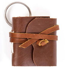 Miniature Journal  Key-ring Crafted with High Quality Leather(1 key-ring)