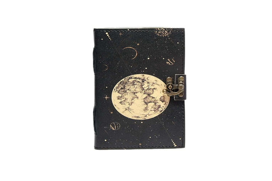Genuine Leather Diary | Vintage Handmade Leather Journal | Premium Antique String Closure | 200 Handmade Deckle Edge Antique Pages -1