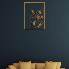 Bird Talking Metal Wall Art