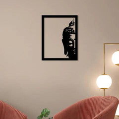 Buddha Face Metal Wall Art