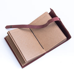 Vintage Leather Journal Diary with Belt