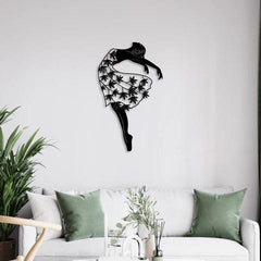 Dancing Girl Metal Wall Arta