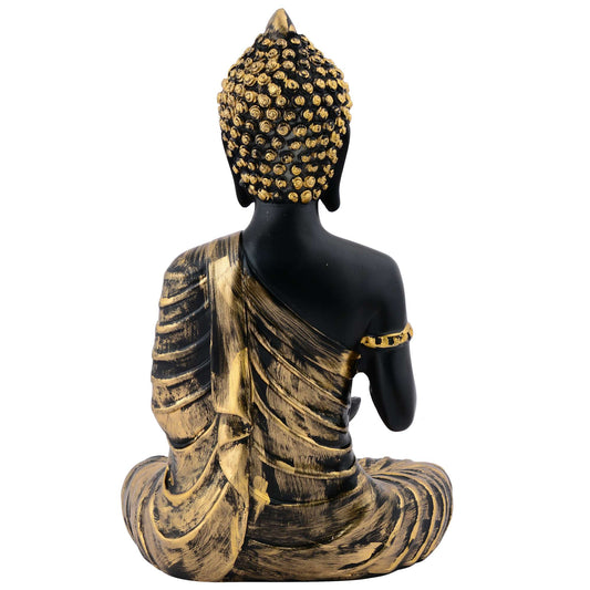 Gautam Buddha Statue Showpiece Idol Figurine for Feng Sui, Vastu, Home Decor, Office, Diwali, Gifting, Living Room, Bedroom, Study Table -27