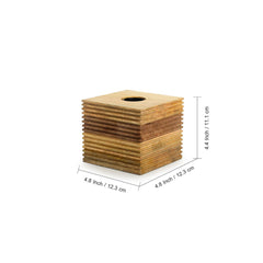 Edison' Table Lamp In Mango Wood 11.2 cm