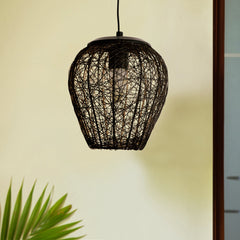 'Glamorous Mesh' Pendant Lamp In Iron (20.3 cm, Matte Finish)