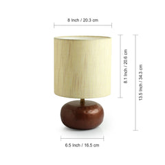 Chestnut Hammered' Decorative Table Lamp (34.3 cm, Iron)