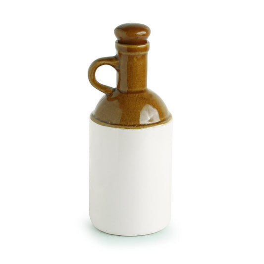 The 'Old Fashioned' Hand Glazed Studio Pottery Ceramic Oil Bottle (1000 ML)