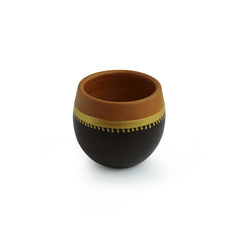 'Terra-Sips' Hand-Painted Kullads In Earthen Terracotta (Set Of 4)