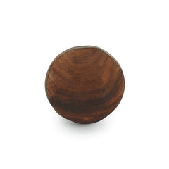 'Shimmering Moon' Hand-Carved Blocks Tea-Light Holders In Sheesham Wood (Set of 2)