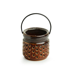'Shore Lights' Handcrafted Ceramic Tea-Light Holder