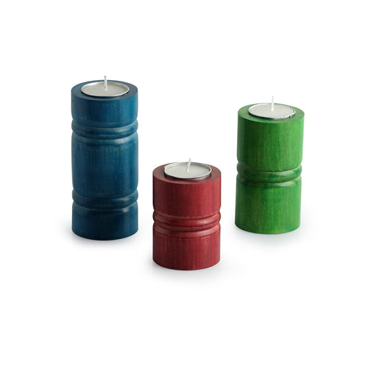 Jugnu Stambh' Tea Light Holder (Set of 3)