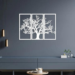 Elegant Tree Metal Wall Art ( Set of 3 Piece)