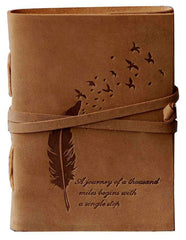 Leather Journal Diary with Premium Antique String Closure vintage Journal handmade 200 pages white unruled|travel Diary|personal journal -9